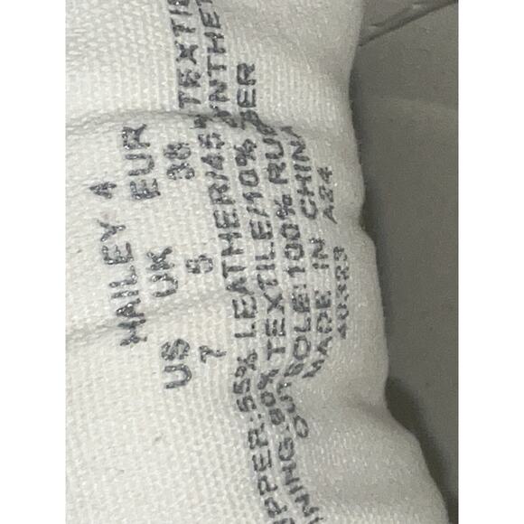 Lauren Ralph Lauren Hailey low top sneakers Women’s Size 7 Blue And White - Picture 9 of 10